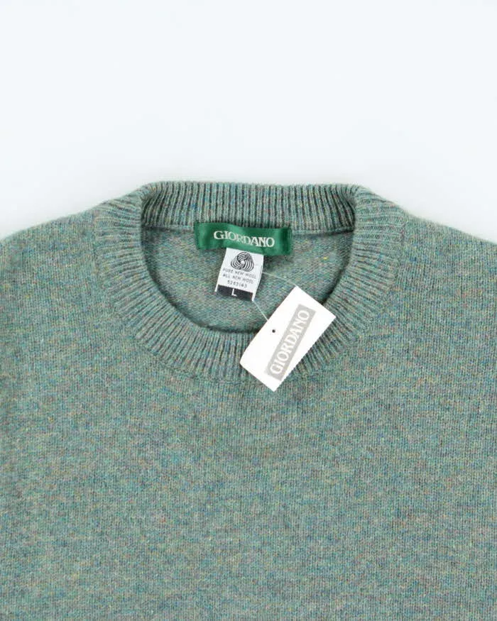 DSWT Vintage 1980s Giordano Wool Speckled Yarn Crewneck Knit Jumper - L sold by Rokit product image thumbnail 5