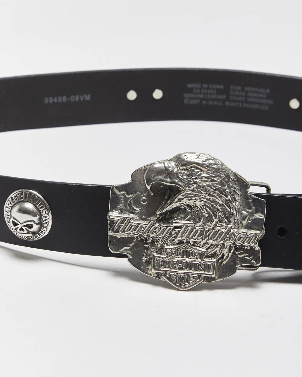 Vintage Harley Davidson Leather Belt - W34-W38 sold by Rokit product image thumbnail 4