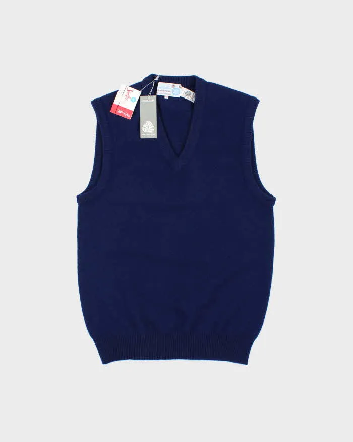 DSWT Vintage 1980s Lambswool V-Neck Knit Sweater Vest - M sold by Rokit