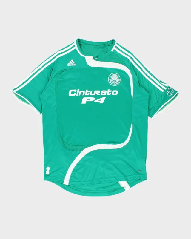 Vintage 2007 Adidas Climacool Palmeiras Brazil Home Football Shirt - XL sold by Rokit