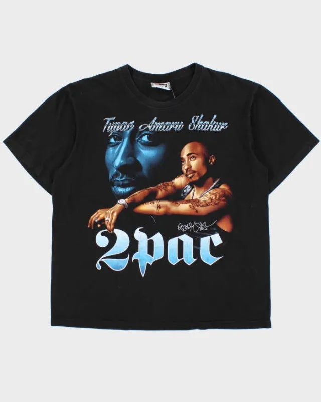 Vintage 1990s The Roxx Tupac Shakur Memorial Single Stitch T-Shirt - L sold by Rokit