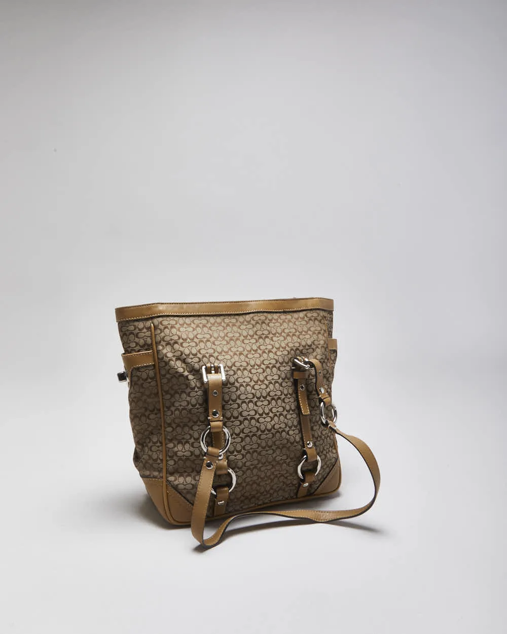 Vintage Y2k 00s Coach Jacquard Mini Monogram Handbag sold by Rokit product image thumbnail 2