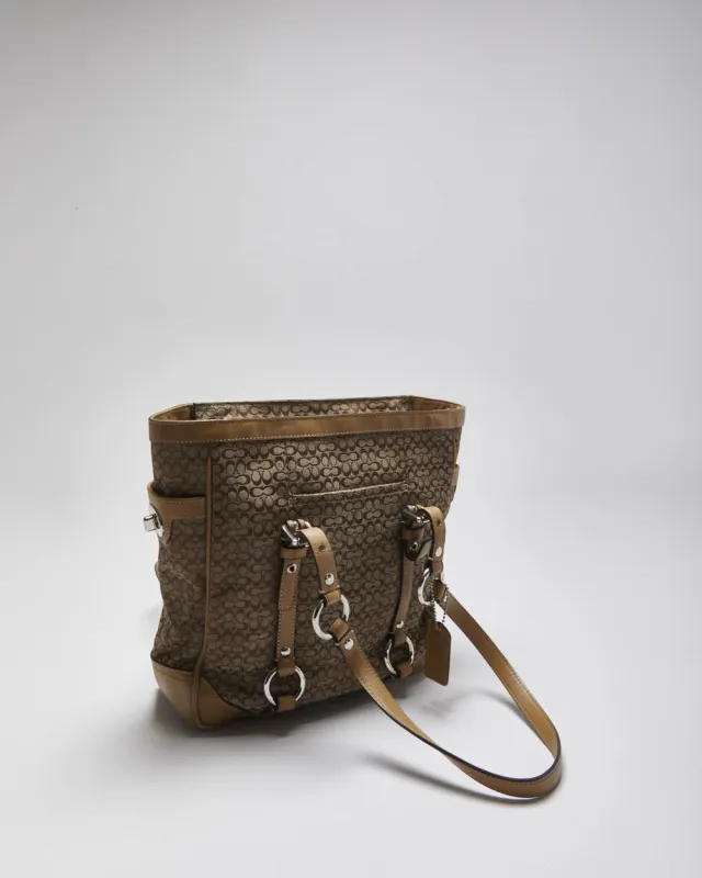 Vintage Y2k 00s Coach Jacquard Mini Monogram Handbag sold by Rokit