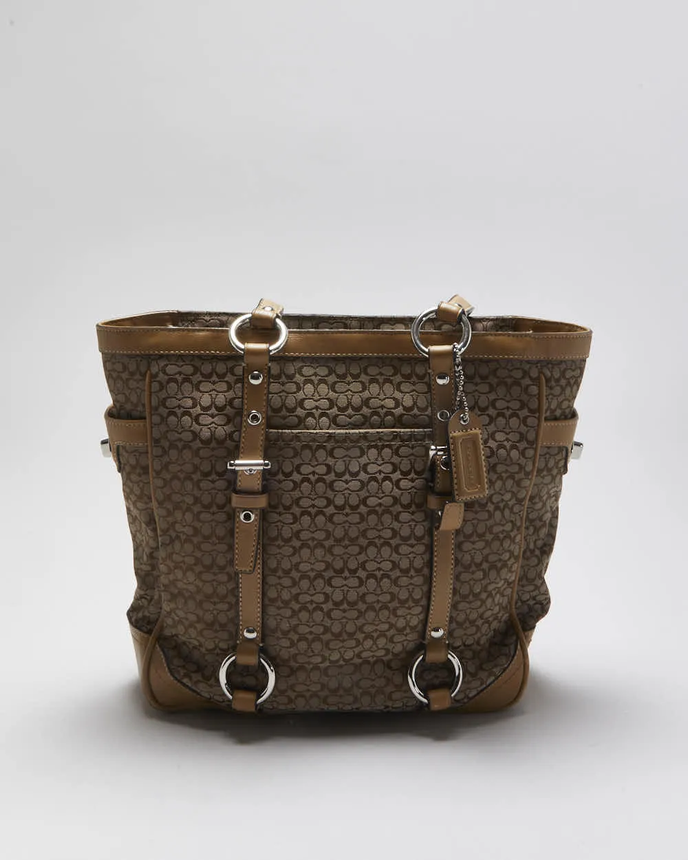 Vintage Y2k 00s Coach Jacquard Mini Monogram Handbag sold by Rokit product image thumbnail 3