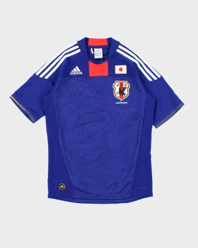Vintage 2010 World Cup Adidas Climacool Japan Home Football Shirt - S sold by Rokit