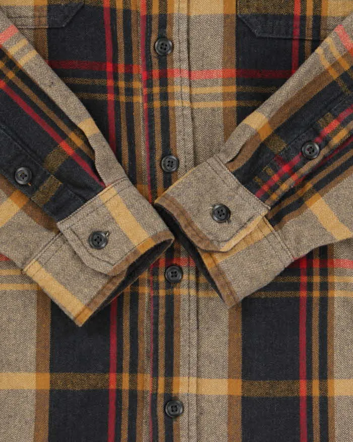 Vintage Orvis Heavyweight Plaid Long Sleeve Flannel Over Shirt - L sold by Rokit product image thumbnail 5