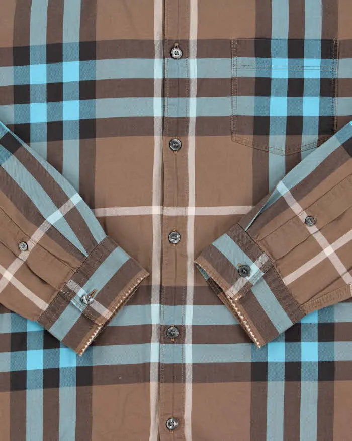 Vintage Y2K 00s Burberry Brit Nova Check Long Sleeve Shirt - XL sold by Rokit product image thumbnail 4