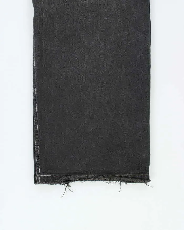 Vintage 1990s Y2K Kikwear LA Baggy Wide Leg Jeans - W30 L27 sold by Rokit product image thumbnail 4