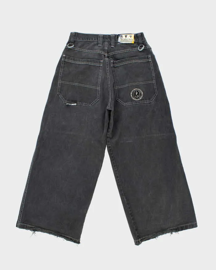 Vintage 1990s Y2K Kikwear LA Baggy Wide Leg Jeans - W30 L27 sold by Rokit product image thumbnail 2