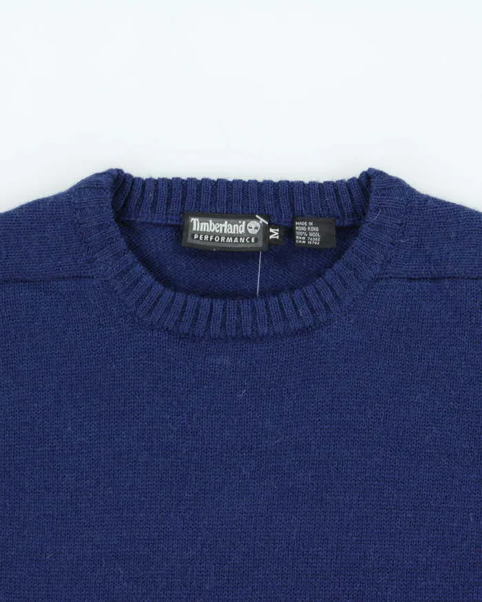 Vintage 1990s Timberland Performance Spell Out Wool Oversized Crewneck Knit Jumper - M sold by Rokit product image thumbnail 5