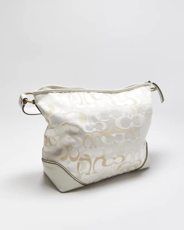 Vintage Y2k 00s Coach Hobo Handbag sold by Rokit