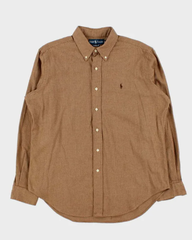 Vintage 00s Polo Ralph Lauren Heavyweight Oversized Long Sleeve Flannel Shirt - L sold by Rokit