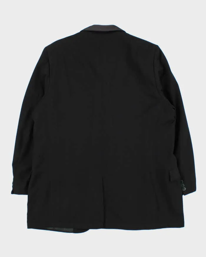 Vintage 1960s Hudson's Bay Wool Single Button Satin Lapel Blazer - XXL sold by Rokit product image thumbnail 2