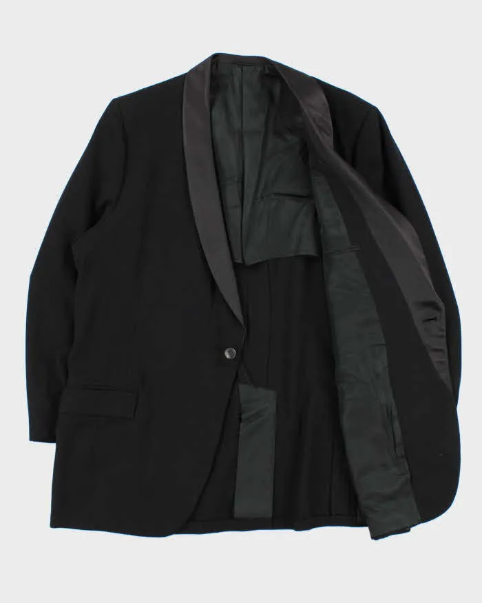 Vintage 1960s Hudson's Bay Wool Single Button Satin Lapel Blazer - XXL sold by Rokit product image thumbnail 5
