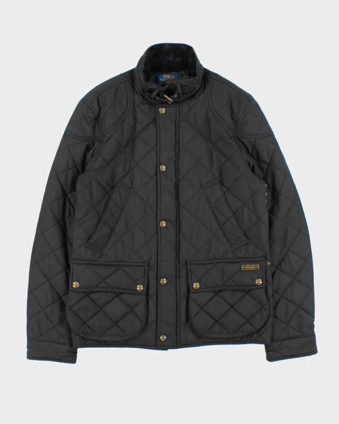 Vintage Polo Ralph Lauren Black Quilted Jacket - S sold by Rokit