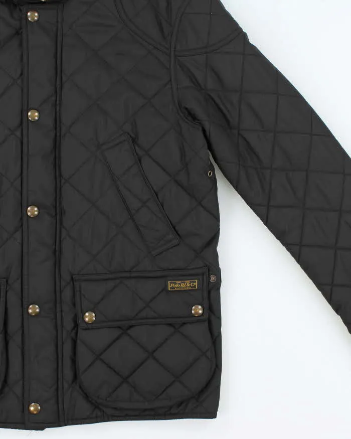 Vintage Polo Ralph Lauren Black Quilted Jacket - S sold by Rokit product image thumbnail 3