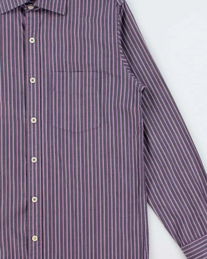 Vintage Y2K 00s Sissy Kansai Yamamoto Jeans Striped Long Sleeve Shirt - L sold by Rokit product image thumbnail 3