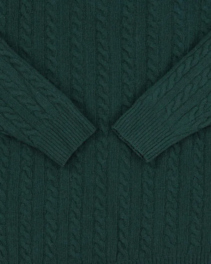 Vintage 1990s Giordano Wool Cable Knit Crewneck Jumper - M sold by Rokit product image thumbnail 4