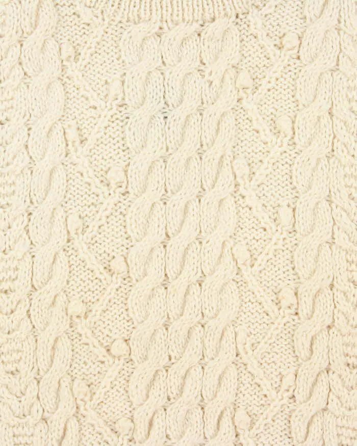 Vintage Free Spirit Forever Aran Knit Wool Jumper - L sold by Rokit product image thumbnail 4