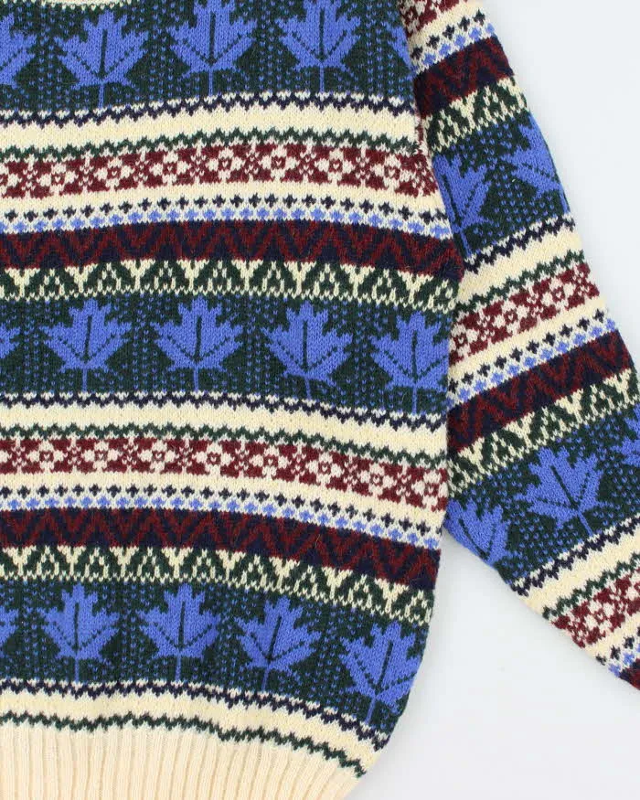 Vintage 1980s McGregor Wool Nordic Chunky Crewneck Knit Jumper - L sold by Rokit product image thumbnail 3