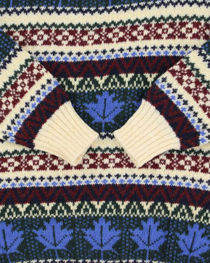 Vintage 1980s McGregor Wool Nordic Chunky Crewneck Knit Jumper - L sold by Rokit product image thumbnail 4