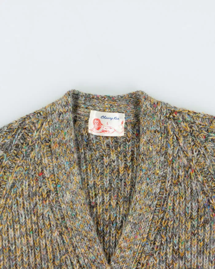 Vintage 1990s Women's Cheung Kee Chunky Speckle Knit Cardigan - L sold by Rokit product image thumbnail 3