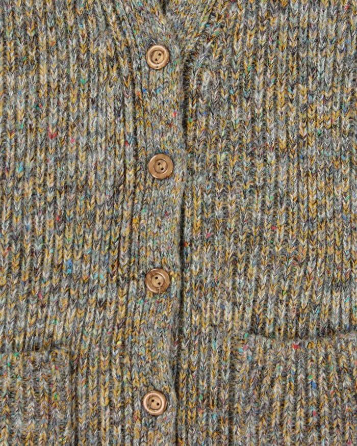Vintage 1990s Women's Cheung Kee Chunky Speckle Knit Cardigan - L sold by Rokit product image thumbnail 4