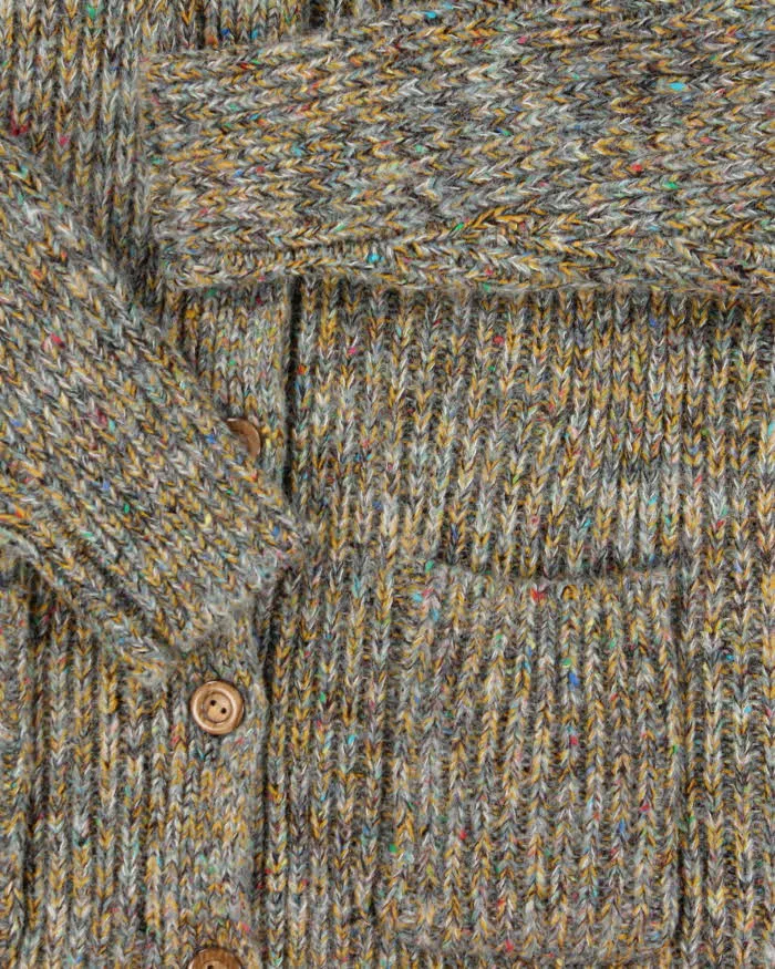 Vintage 1990s Women's Cheung Kee Chunky Speckle Knit Cardigan - L sold by Rokit product image thumbnail 5