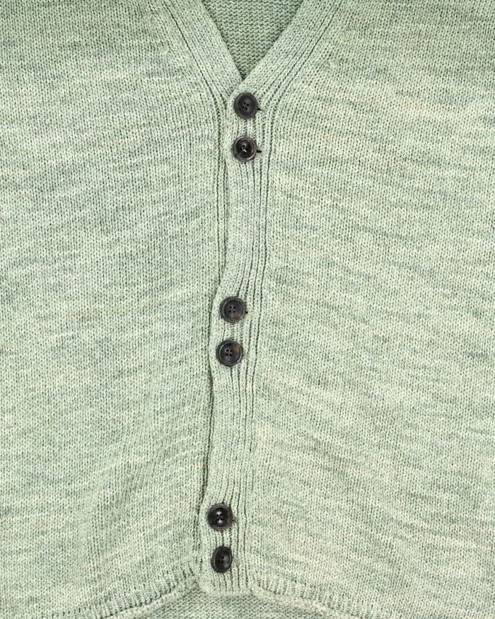 Vintage 00s Diesel Cable Detailed Tonal Oversized Cardigan - S sold by Rokit product image thumbnail 4