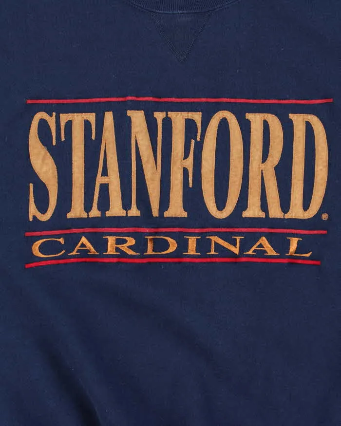 Vintage 1990s Russell Athletic Made In USA Stanford Crewneck Sweatshirt - M sold by Rokit product image thumbnail 4