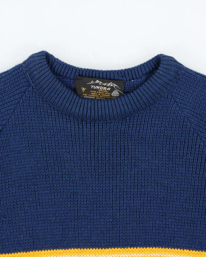 Vintage 1980s Tundra Pure Wool Chunky Crewneck Sweater - S sold by Rokit product image thumbnail 5