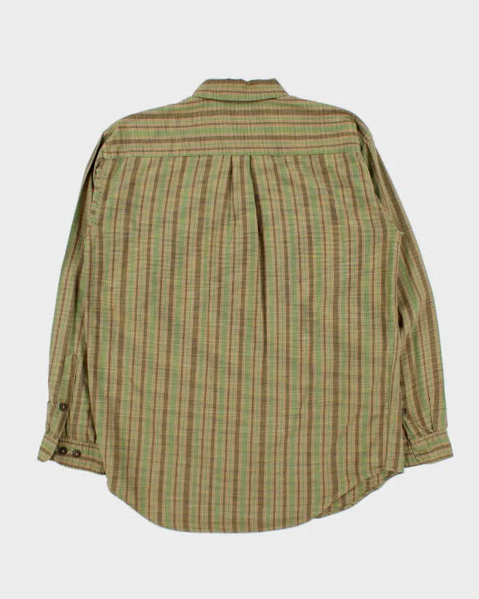 Vintage 1990s Patagonia Striped Oversized Long Sleeve Flannel Shirt - S sold by Rokit product image thumbnail 2