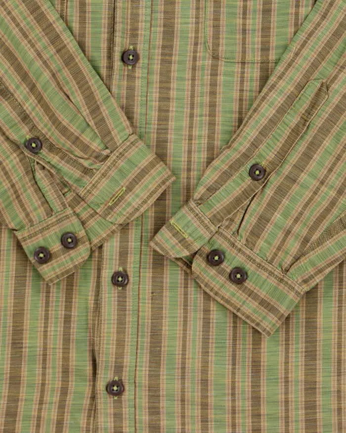 Vintage 1990s Patagonia Striped Oversized Long Sleeve Flannel Shirt - S sold by Rokit product image thumbnail 5