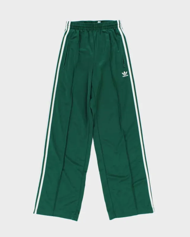 Vintage Adidas Wide Leg Firebird Tracksuit Bottoms - XXS sold by Rokit