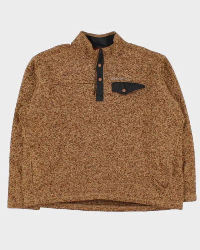 Vintage Eddie Bauer Speckled Snap T Pullover Fleece - XL sold by Rokit