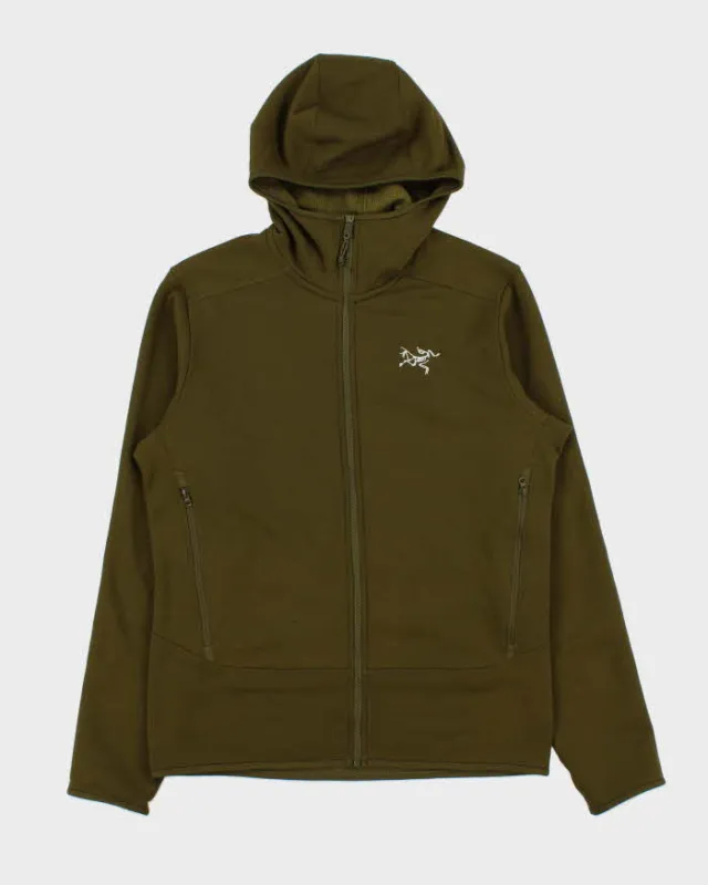 Arc'teryx Kyanite AR Tech Khaki Hooded Full-Zip Fleece - S made by Arc'teryx