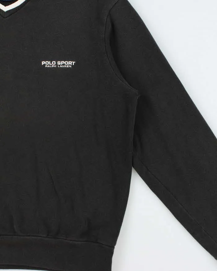 Vintage 1990s Polo Sport Ralph Lauren V-Neck Sweatshirt - M sold by Rokit product image thumbnail 3