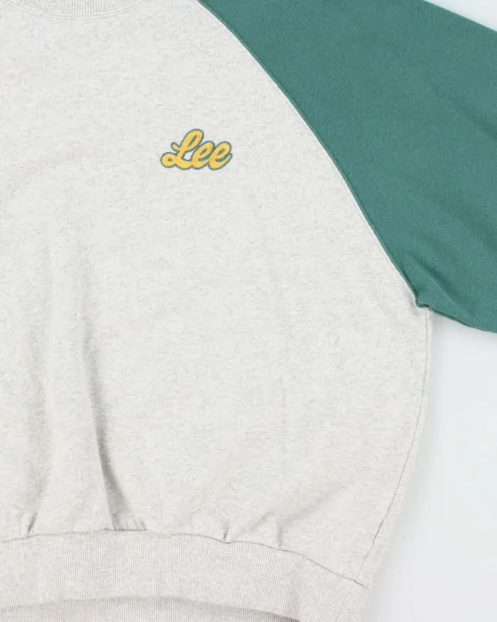 Vintage Lee Two-Tone Boxy Crewneck Sweatshirt - M sold by Rokit product image thumbnail 3