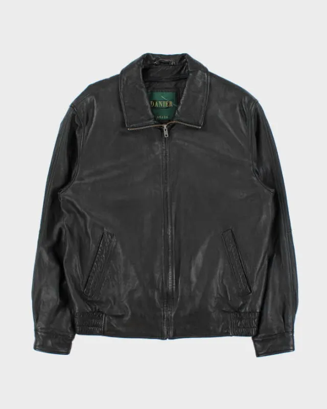 Vintage Danier Lined Leather Jacket - S sold by Rokit