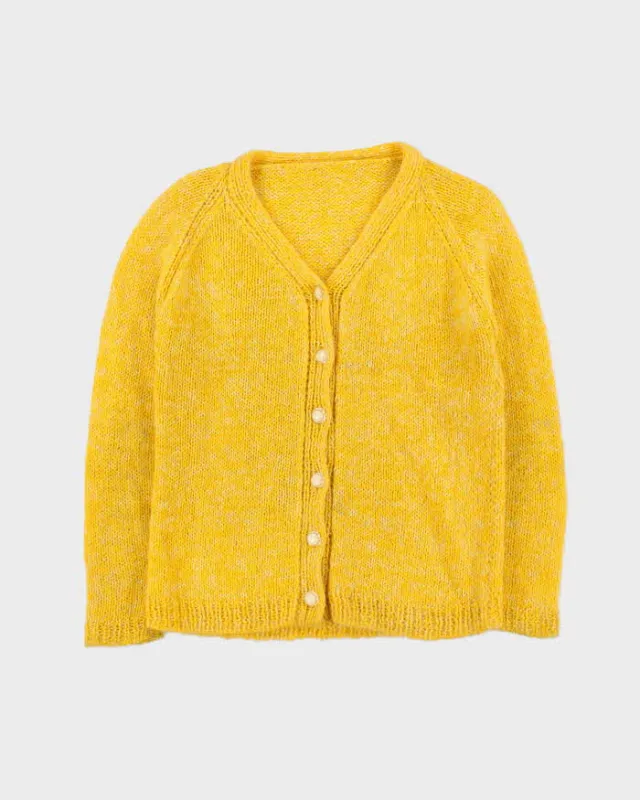 Vintage Handmade Wool Blend Cardigan - S sold by Rokit