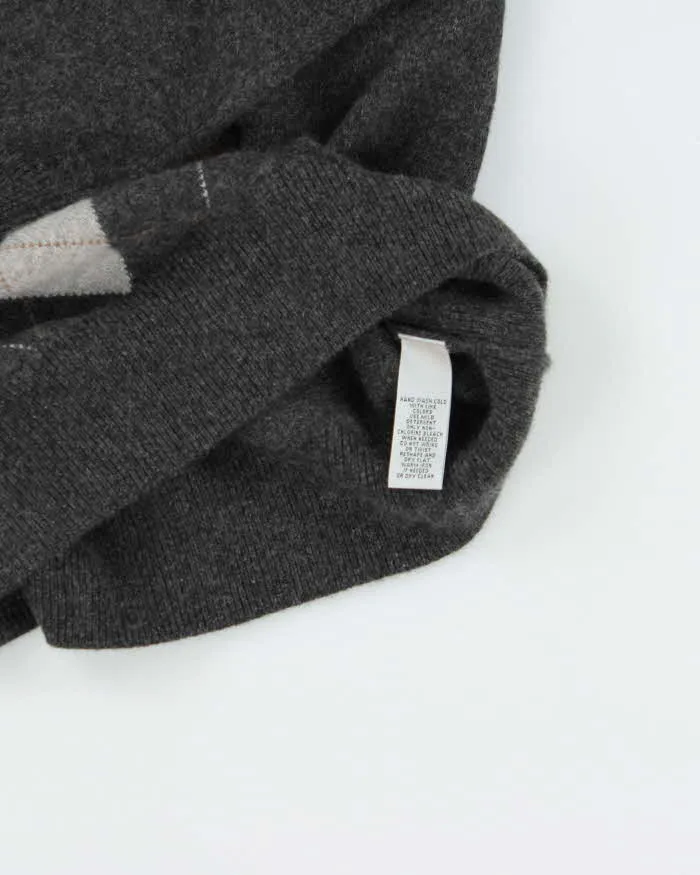 Vintage Paolo Mondo Cashmere V-neck Jumper - L sold by Rokit product image thumbnail 5