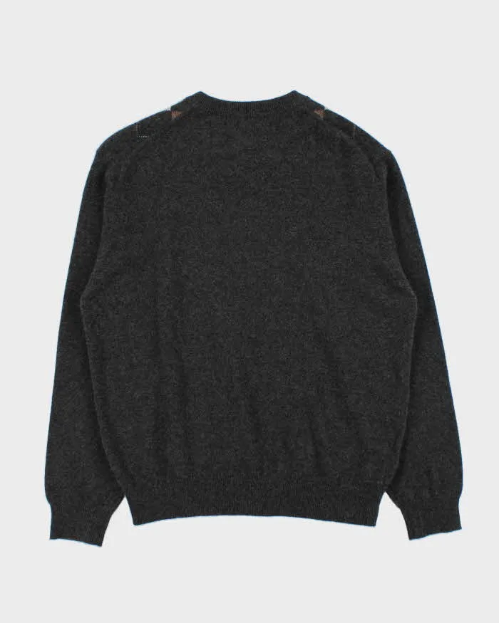 Vintage Paolo Mondo Cashmere V-neck Jumper - L sold by Rokit product image thumbnail 2