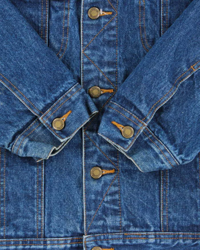 Vintage 1990s Wrangler Plaid Lined Denim Workwear Jacket - XXL sold by Rokit product image thumbnail 5