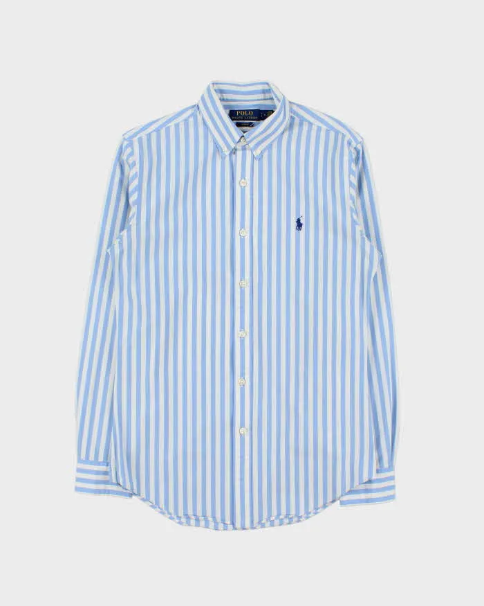 Vintage Polo Ralph Lauren Slim Fit Striped Long Sleeve Shirt - S sold by Rokit