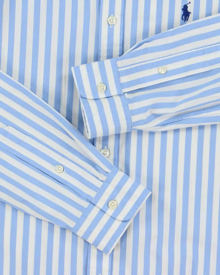 Vintage Polo Ralph Lauren Slim Fit Striped Long Sleeve Shirt - S sold by Rokit product image thumbnail 5