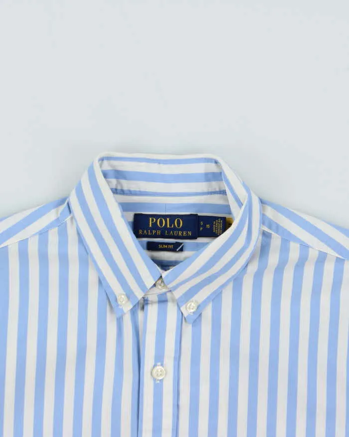 Vintage Polo Ralph Lauren Slim Fit Striped Long Sleeve Shirt - S sold by Rokit product image thumbnail 3