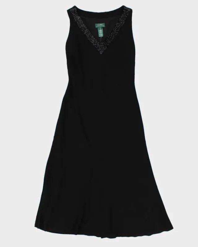 Vintage 00s Ralph Lauren Beaded Dress - S sold by Rokit