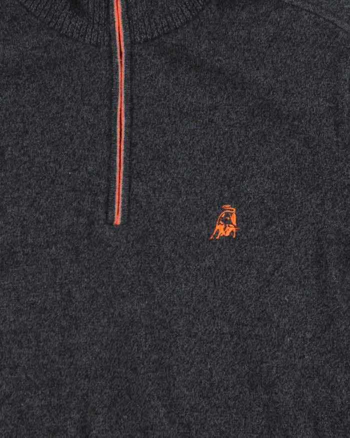 Vintage Tonino Lamborghini Cashmere Quarter-zip Jumper - S sold by Rokit product image thumbnail 4