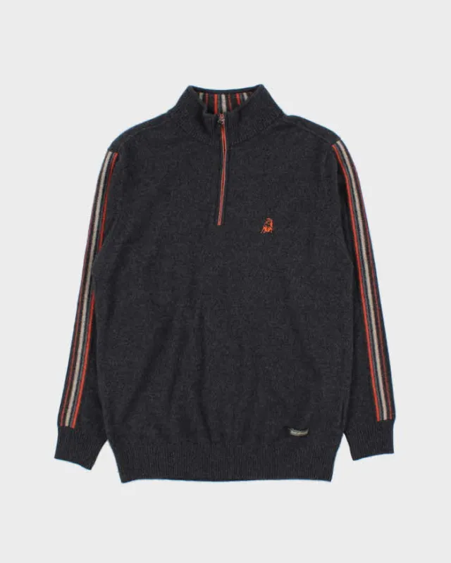 Vintage Tonino Lamborghini Cashmere Quarter-zip Jumper - S sold by Rokit