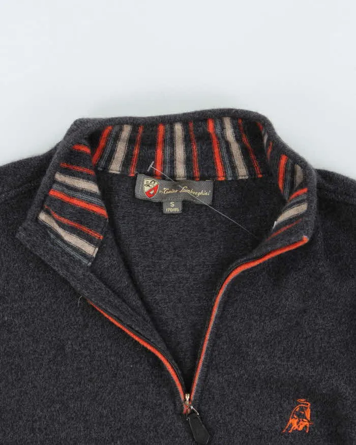 Vintage Tonino Lamborghini Cashmere Quarter-zip Jumper - S sold by Rokit product image thumbnail 3